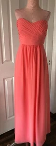 B2 JASMINE Strapless Chiffon Evening/Prom Gown Size 4 - Picture 1 of 9