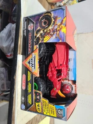 MONSTER JAM OFFICIAL RED BAKUGAN DRAGONOID RC TRGX 1:24 SCALE TARGET EXCLUSIVE - Image 1 of 4
