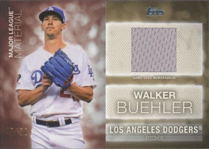 2020 Topps Series 1 WALKER BUEHLER Major League Material Relic GOLD 45/50 - Picture 1 of 1