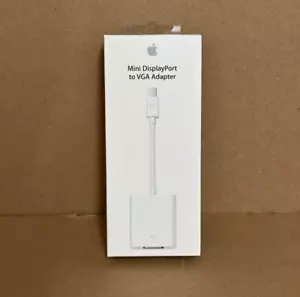 Genuine Apple Mini Display Port to VGA Adaptor (A1307/MB572Z/B) MacBook Pro Air - Picture 1 of 4