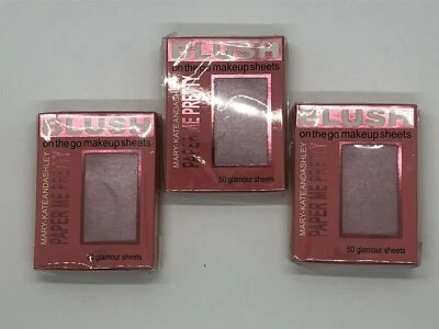 Lote de 3 hojas de maquillaje Mary-Kate & Ashley Paper Me Pretty Blush - Calor #809 Foto 1 de 3