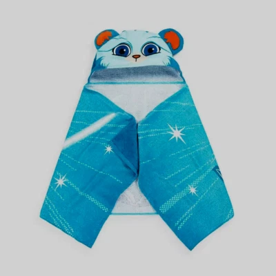 Хлопковое полотенце с капюшоном Young Jedi Kids 22 дюйма x 51 дюйм разноцветное для душа летняя ванна - Изображение 1 из 3