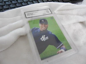 1997 ZENITH DEREK JETER # 17 BASEBALL CARD GEM 10 - Picture 1 of 5