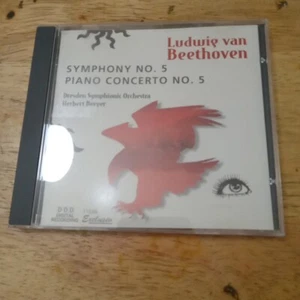 Symphony 5 Piano Concerto 5 Emperor - Audio CD By Beethoven - Nm - Picture 1 of 3