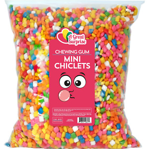 Chiclets Gum - Mini Chiclets - 3 Pounds - Chicklets Tiny Size Gum - Fruity Fl...