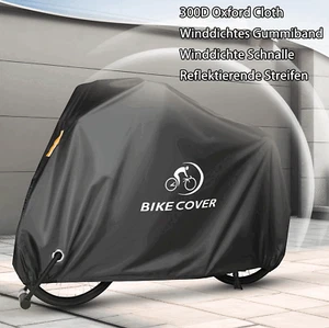 Schutzhülle Fahrradgarage Abdeck-Plane Fahrradabdeckung Wasserdicht Fahrradhaube - Bild 1 von 7