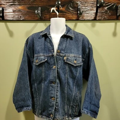 Vintage Levi's Denim Trucker Jacket 80's Brown Tab Type II Size S Small Made USA - Image 1 of 4
