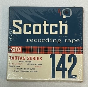 Vintage Scotch Recording Tape Tartan Series 142 900 Ft Sealed - Picture 1 of 1