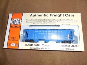 HO TRAIN CON-COR PS-2 3 BAY COVERED HOPPER SUTTON NEBRASKA 26192 #0001-009534 - Bild 1 von 10