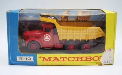 "СПИЧЕЧНЫЙ КОРОБОК" КОРОЛЕВСКИЙ РАЗМЕР K-19 САМОСВАЛ SCAMMELL *ЭТИКЕТКИ на ДВЕРЯХ* Nr КАК НОВЫЙ В КОРОБКЕ - Изображение 1 из 4