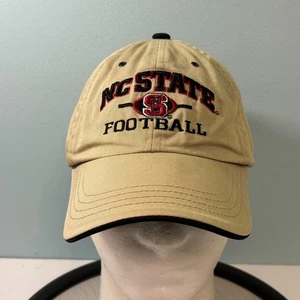 NC State Wolfpack Fußballmütze khaki hellbraun verstellbar Dad Cap Zephyr Z Mütze Einheitsgröße - Bild 1 von 12