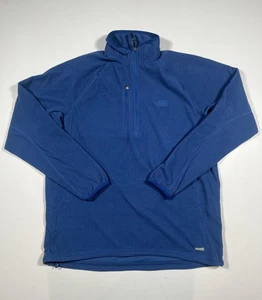 Pullover polar The North Face para hombre XL azul VaporWick cuarto cremallera chaqueta - Imagen 1 de 6