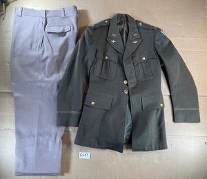 Chaqueta verde del ejército de EE. UU. Alas de piloto Pin Insignia de la Fuerza Aérea USAAF SEGUNDA GUERRA MUNDIAL 6G87 - Imagen 1 de 24