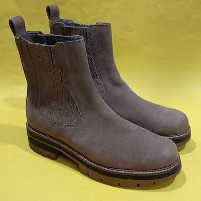 Botas femininas Clarks Orianna top seixo nobuck couro camurça marrom BOM tamanho 9,5 - Imagem 1 de 4