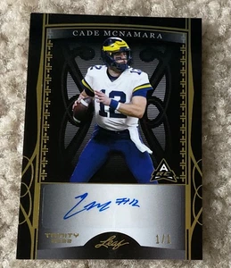2022 Leaf Trinity Cade Mcnamara 1/1 Rc Auto! - Picture 1 of 2