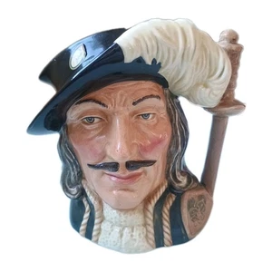 Royal Doulton Athos Toby Character Jug D6452 4 inches 3 Musketeers Antique 1955 - Picture 1 of 9