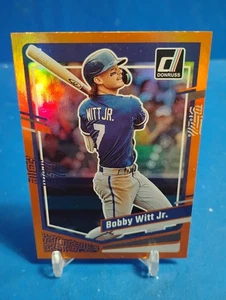 2023 Panini Donruss Baseball Orange Bobby Witt Jr. #134 Kansas City Royals - Foto 1 di 2