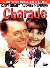 DVD Charade Cary Grant Audrey Hepburn Walter Matthau écran large d'occasion EXC