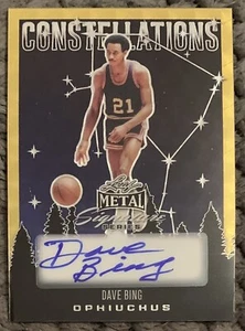 2024 HOJA METAL DAVE BING PISTONES CONSTELACIONES REFRACTOR AUTOMÁTICO #1/1 - Imagen 1 de 2