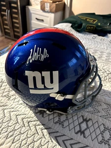 Jalin Hyatt Signed Full Size New York Giants Helmet - Beckett COA - Picture 1 of 7