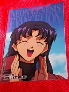 Tarjeta coleccionable Bandai Evangelion 1996 parte 1 Misato Katsuragi anime Gr28 🚚 Reino Unido - Imagen 1 de 2
