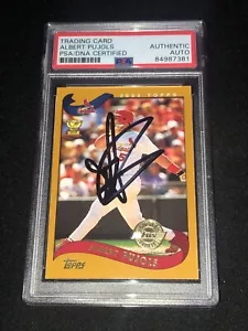 Albert Pujols Signed 2002 Topps Rookie Cup Trading Card Card PSA/DNA Cardinals - Picture 1 of 2