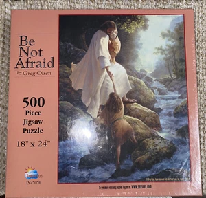 Sunsout Be Not Afraid By Greg Olsen 500 Piece Jigsaw Puzzle sealed new 18 x 24 - Picture 1 of 5