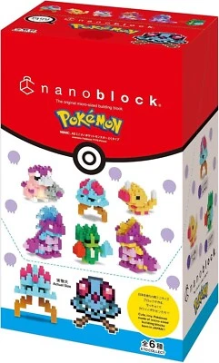 Nanoblock NBMC_43 Mini Nano Pokemon Poison Type 6 Pcs Complete In Box japan NEW - Image 1 of 4
