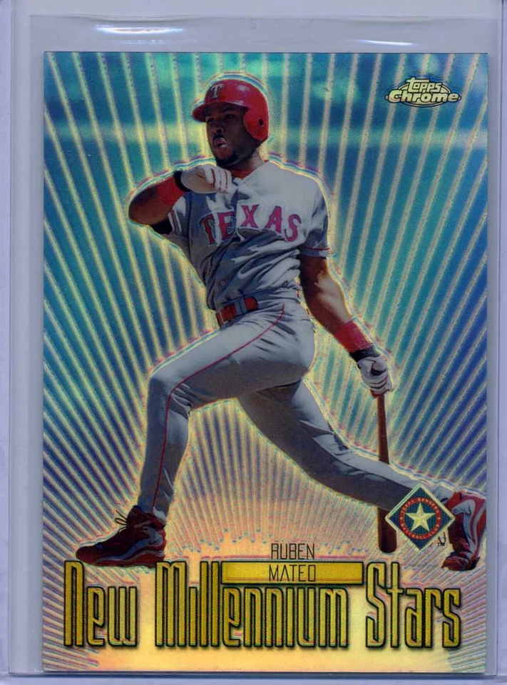 RUBEN MATEO 2000 Topps Cromo NUEVO REFRACTOR MILLENIUM STARS #8 - RANGERS Foto 1 de 1