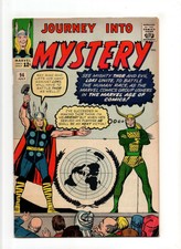 Journey into Mystery #94 FN+ 6.5 VINTAGE Marvel Comic Early Loki App Silver 12c