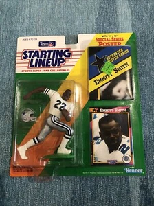 Kenner Starting Lineup 1992 Dallas Cowboys Emmett Smith Figure NFL 🔥🔥🔥 - Picture 1 of 10