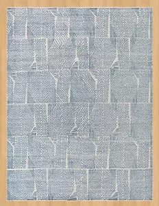 Alfombras de diseño anudadas a mano para sala de estar para dormitorio zona vintage moderna - Imagen 1 de 5