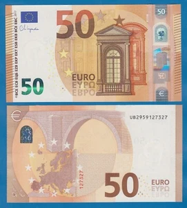 EUROPEAN UNION 50 EURO 2017 "U" France P 30u UNC New design ( P 30 u ) - Picture 1 of 1