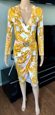 Sexy Vestido Envolvente Gianni Versace Runway SS 2005 IT 42 Foto 1 de 4