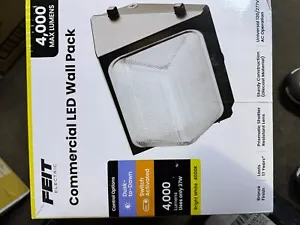 Feit Electric Commercial LED Wall Pack 4000 Lumens 4000k Light - Bronze Finish - Picture 1 of 1