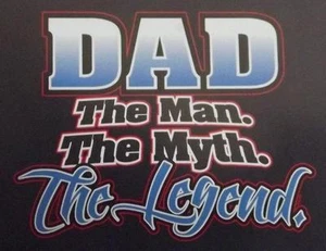The Man The Myth The Legend DAD V-Neck T-Shirt SM bis 3XL - Bild 1 von 7