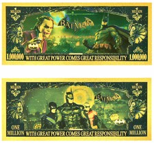 ★ SPECIAL BATMAN : BILLET POLYMER ' OR ' MILLION DOLLARS ★ T4