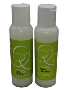 (2 Pack) Deva Curl No-Poo Zero Lather Conditioning Cleanser / 3 fl oz - Picture 1 of 2