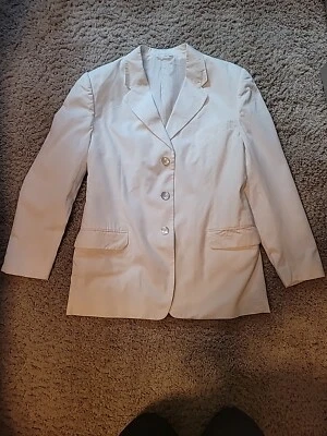 Vintage Burberrys Blazer White Jacket Size 48 Us14 - Image 1 of 4