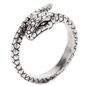 Buara Schlange Midgards Ring 925er Silber Symbol Schmuck - Gr. 60 NEU - Bild 1 von 1