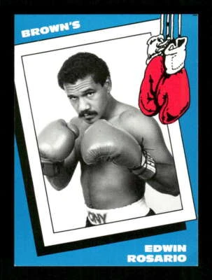 1990 Brown's Boxing 58 Edwin Rosario BXCP22 - Image 1 of 2