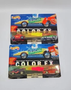 Hot Wheels Color FX Show Cars Lot 2 Vampyra Ferrari Baja Bug Aeroflash VTG 1993 - Picture 1 of 7