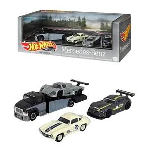 Hot Wheels Premium Mercedes Benz Collector Set 300SL C9 AMG GT3 Toy Car GRN85 3+ - Picture 1 of 7