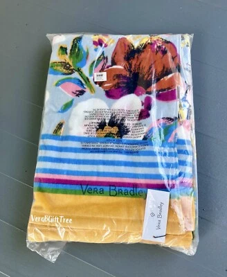 Vera Bradley SEA AIR FLORAL Dorm BEACH Towel RARE Oversized SOFT Pool Lake NWT - Image 1 of 3