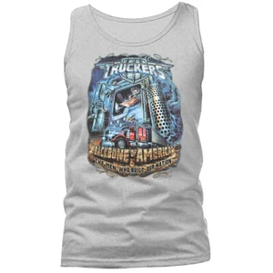 Truckers Rückgrat von Amerika American Pride patriotische Grafik Tank Top - Bild 1 von 8
