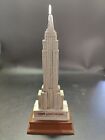 New York City NYC Souvenir Empire State Building Replica on wood base 