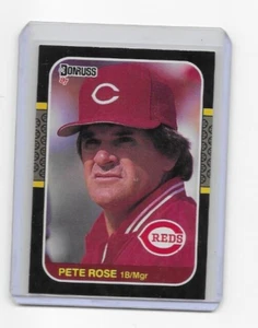 Béisbol Donruss 1987 Pete Rose Cincinnati Rods - Imagen 1 de 2