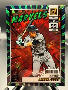 2025 Panini Donruss Baseball Aaron Judge Diamond Marvels 7/25 Green Xplosion 16 - Picture 1 of 10