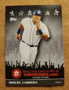 Miguel Cabrera 2009 Topps Baseball Topps Town #TTT18 Detroit Tigers - Picture 1 of 2