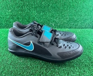Nike Zoom Rival SD 2 Black Electric Algae Track Field Thrower FZ9665-001 Sz 10.5 - Picture 1 of 5